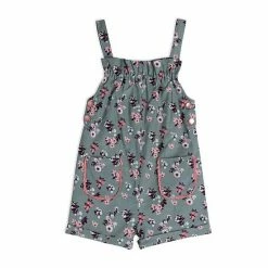 Deux Par Deux Printed Flowers Cotton Romper