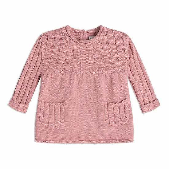 Deux Par Deux Knitted Tunic And Legging Set Dusty Pink - Image 2