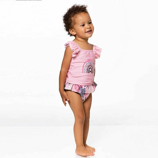 Deux Par Deux Two Piece Jungle Print Swimsuit - Image 2