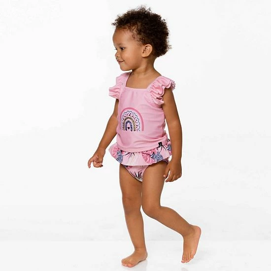 Deux Par Deux Two Piece Jungle Print Swimsuit - Image 3