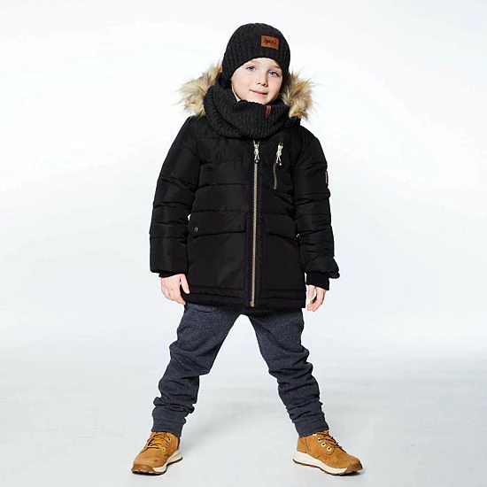 Deux Par Deux Puffy Jacket Black - Image 4