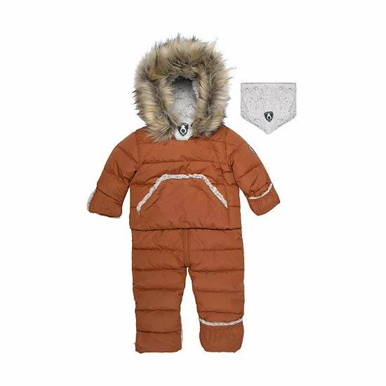 Deux Par Deux One Piece Baby Snowsuit Brown Deux Par Deux One Piece Baby Snowsuit Brown -Deux par Deux Shop unnamed file 1328