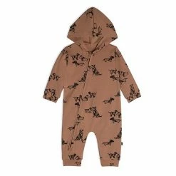 Deux Par Deux Organic Cotton Jumpsuit Printed Dogs