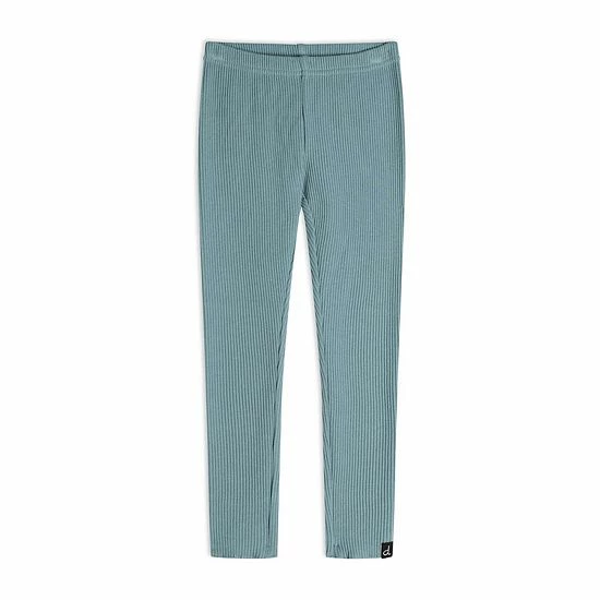Deux Par Deux Rib Legging Light Blue
