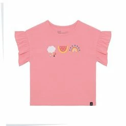 Deux Par Deux Organic Cotton T-Shirt Pink