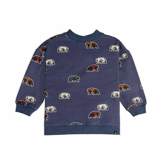 Deux Par Deux Fleece Top With Allover Bear Print Deux Par Deux Fleece Top With Allover Bear Print -Deux par Deux Shop unnamed file 1390