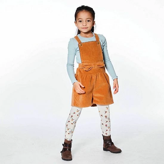 Deux Par Deux Corduroy Overall With Bow - Image 5