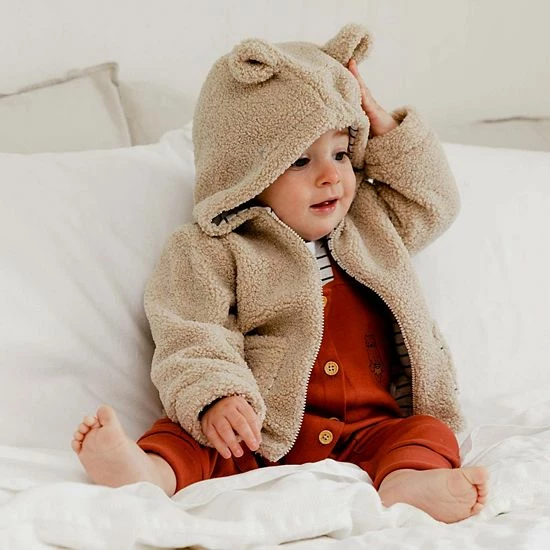 Deux Par Deux Plush Hooded Cardigan Beige Deux Par Deux Plush Hooded Cardigan Beige -Deux par Deux Shop unnamed file 1431