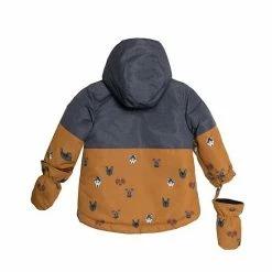 Deux Par Deux Printed Little Dogs Two Piece Snowsuit Grey And Yellow -Deux par Deux Shop unnamed file 1441