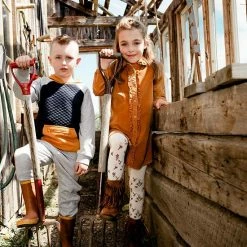 Deux Par Deux Long Sleeve Corduroy Shirt Dress With Frill -Deux par Deux Shop unnamed file 1450