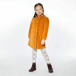 Deux Par Deux Long Sleeve Corduroy Shirt Dress With Frill -Deux par Deux Shop unnamed file 1451