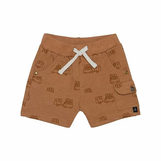 Deux Par Deux French Terry Short Brown Sugar