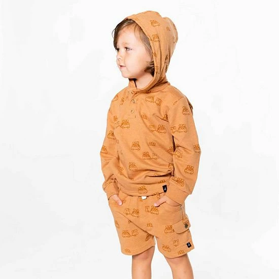 Deux Par Deux French Terry Short Brown Sugar - Image 3