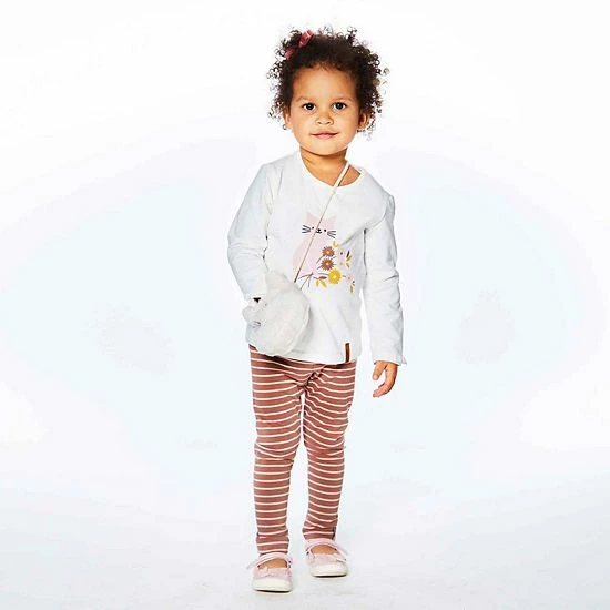 Deux Par Deux Long Sleeve Tee Shirt Off White - Image 3