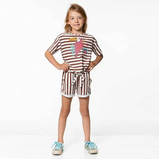 Deux Par Deux Striped Short - Image 2