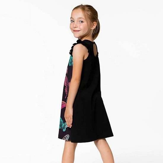 Deux Par Deux Dress With Multicolored Butterflies - Image 5