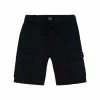 Deux Par Deux Extensible Twill Cargo Pocket Short Black
