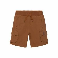 Deux Par Deux French Terry Bermuda Short Brown Sugar
