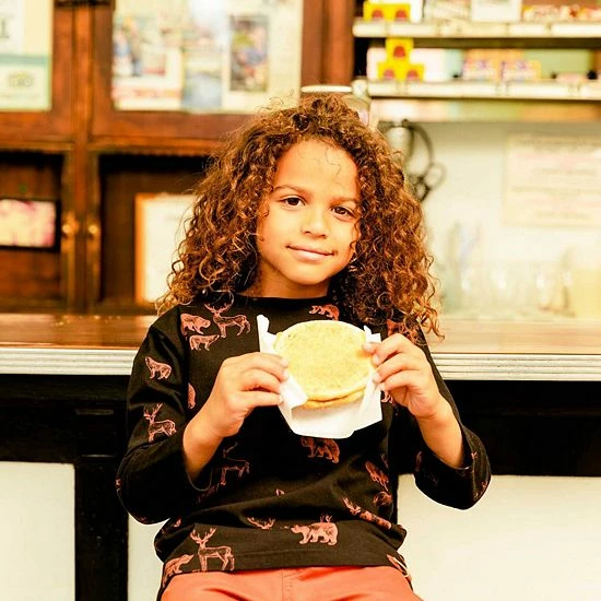 Deux Par Deux Long Sleeve Jersey Printed Top With Animals - Image 3