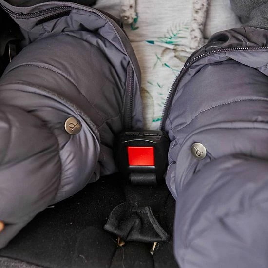 Deux Par Deux One Piece Baby Snowsuit Grey - Image 4