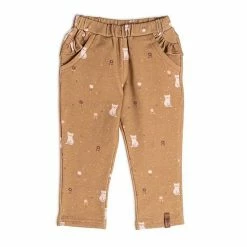 Deux Par Deux Printed Cats Fleece Sweatpant