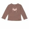 Deux Par Deux Long Sleeve Tee Shirt Striped Brown And Pink -Deux par Deux Shop unnamed file 1663