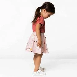 Deux Par Deux Organic Cotton Printed Dress Faded Rose -Deux par Deux Shop unnamed file 1666