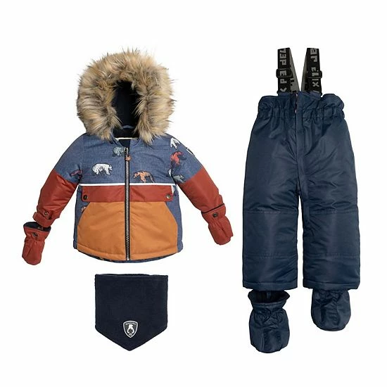 Deux Par Deux Printed Grizzlys Two Piece Snowsuit Navy Blue And Brown Deux Par Deux Printed Grizzlys Two Piece Snowsuit Navy Blue And Brown -Deux par Deux Shop unnamed file 1668
