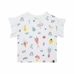 Deux Par Deux Organic Cotton T-Shirt Off White