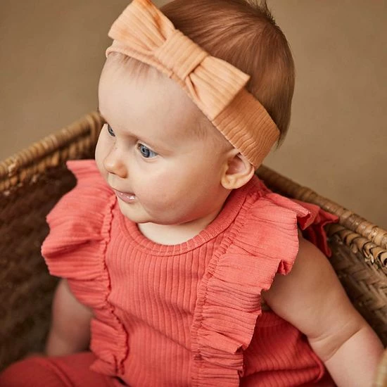 Deux Par Deux Organic Cotton Jumpsuit Dark Coral - Image 2