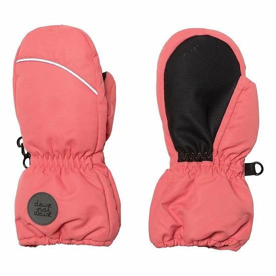 Deux Par Deux Winter Mittens Coral