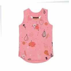 Deux Par Deux Organic Cotton T-Back Tank Top Pink