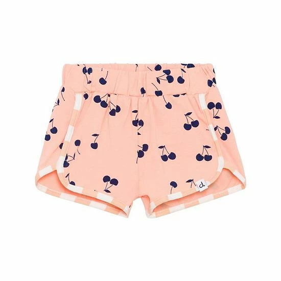 Deux Par Deux Organic Cotton Printed Slub Short
