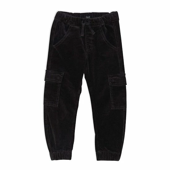 Deux Par Deux Stretch Corduroy Jogger Dark Grey