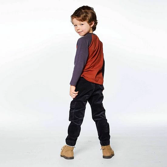 Deux Par Deux Stretch Corduroy Jogger Dark Grey - Image 2