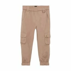 Deux Par Deux Cargo Pant Beige