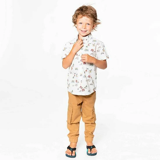 Deux Par Deux Printed Poplin Shirt - Image 4