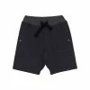 Deux Par Deux Drawstring French Terry Short Dark Grey