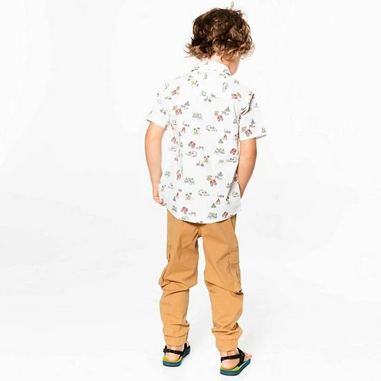 Deux Par Deux Printed Poplin Shirt - Image 5