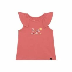 Deux Par Deux Organic Cotton Tank Top Faded Rose