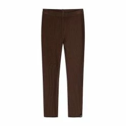 Deux Par Deux Rib Legging Dark Brown