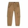 Deux Par Deux Stretch Twill Jogger Brown-Beige