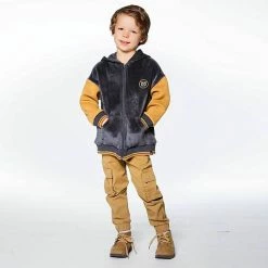 Deux Par Deux Stretch Twill Jogger Brown-Beige -Deux par Deux Shop unnamed file 2145