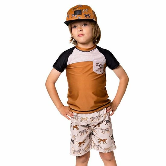 Deux Par Deux Jungle Panther Boardshort - Image 2