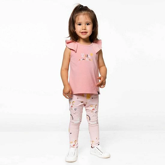 Deux Par Deux Organic Cotton Tank Top Rose Tan - Image 2