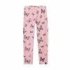 Deux Par Deux Butterfly Printed Leggings Pink