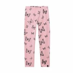 Deux Par Deux Butterfly Printed Leggings Pink