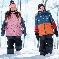 Deux Par Deux Mini Roses Two Piece Snowsuit With Printed Jacket Dusty Rose -Deux par Deux Shop unnamed file 299