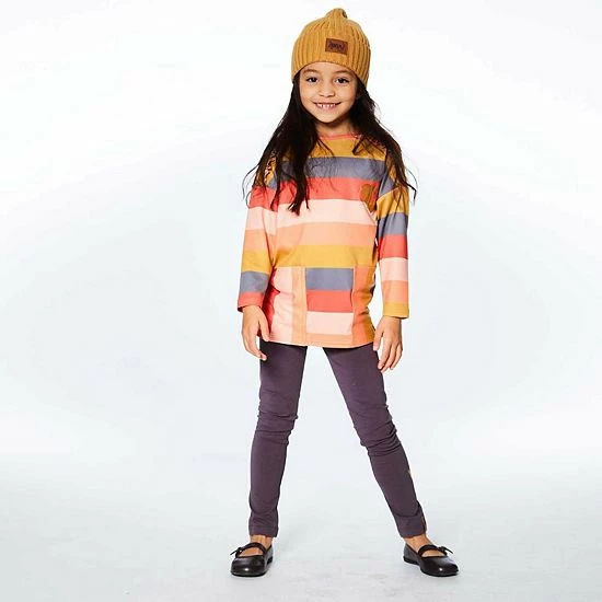 Deux Par Deux Legging With Ankle Print Dark Grey - Image 2