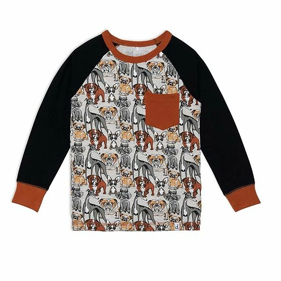 Deux Par Deux Organic Cotton Two Piece Pajama Set With Dog Print - Image 4